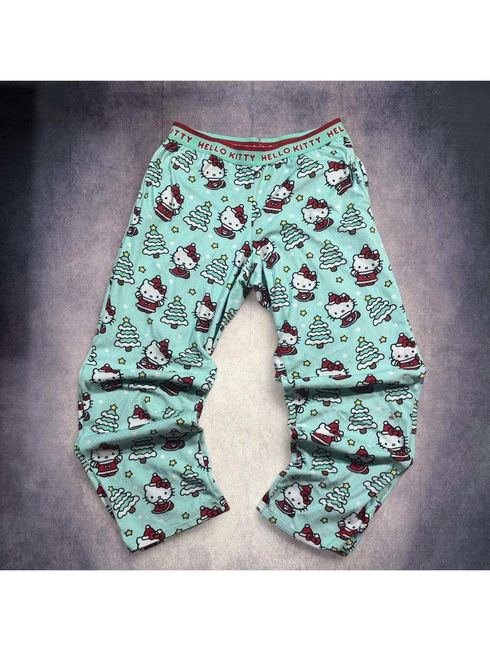 Soft Hello Kitty Christmas pajama pants